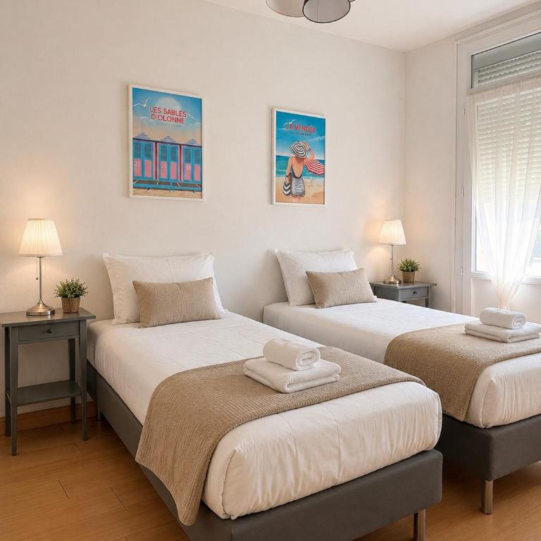 appartement proche mer - 4 personnes - quartier arago - Apartamento con balcón - 12