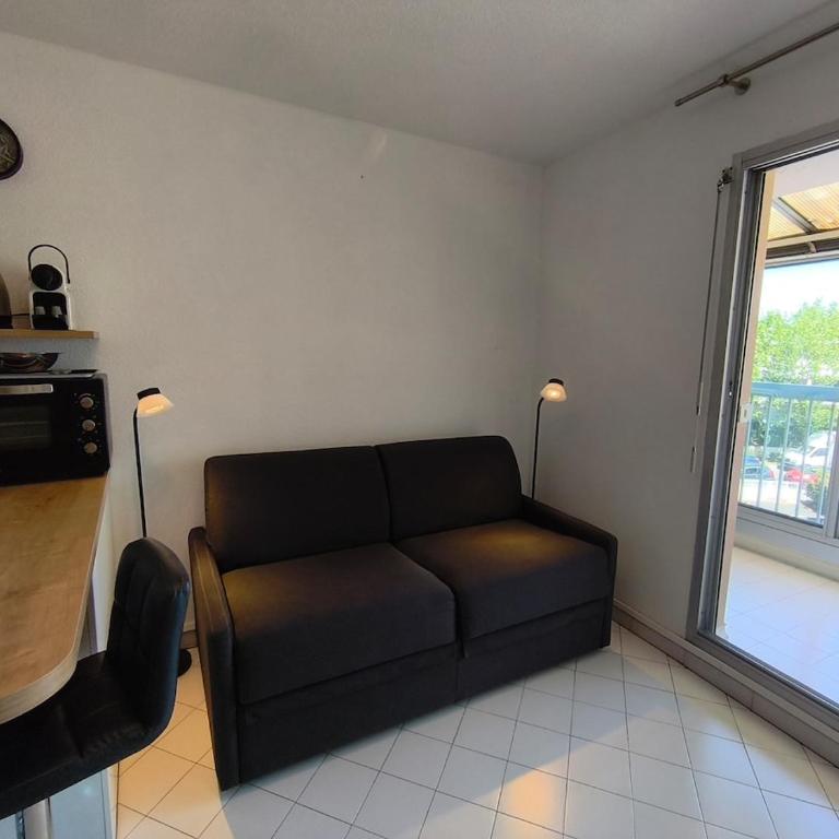 Studio cabine, Plage à 5 min, loggia et parking - Appartement 1 Chambre - 8