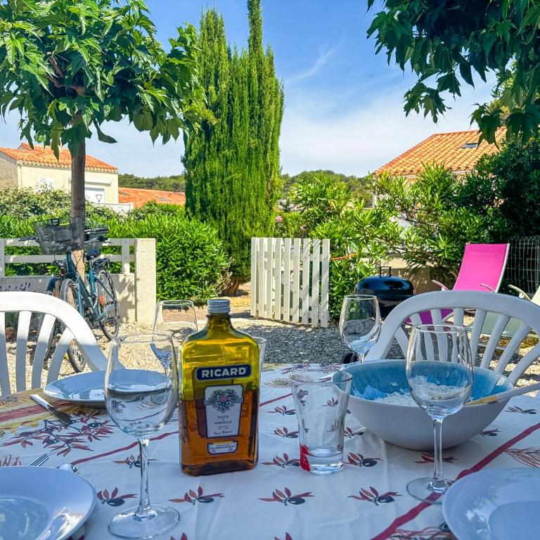Résidence avec Piscine , 3 minutes à pied de la mer - Haus mit 2 Schlafzimmern - 1