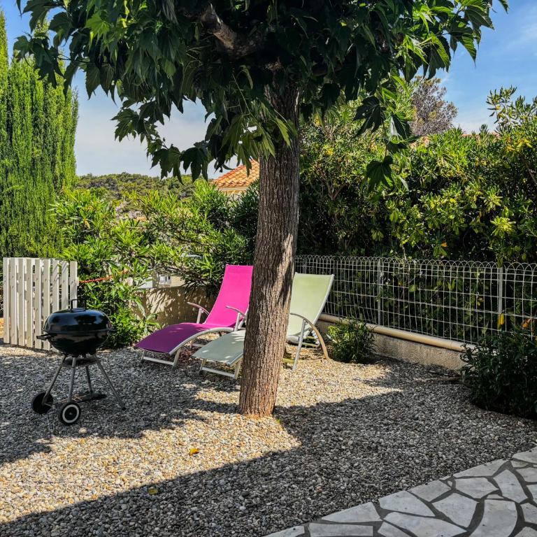 Résidence avec Piscine , 3 minutes à pied de la mer - Haus mit 2 Schlafzimmern - 2