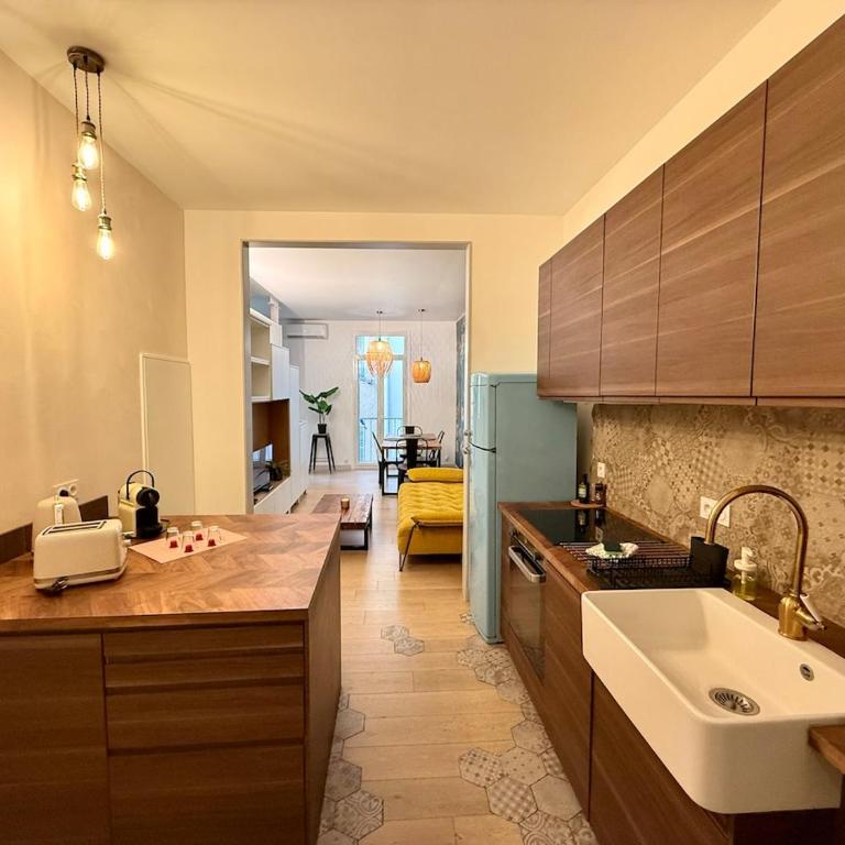 Élégant climatisé , Vieux Nice, plage à pied - Appartement 2 Chambres - 15