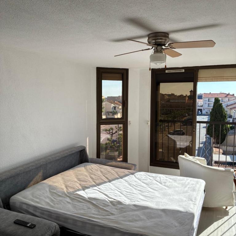 Studio cabine 18, vue mer, à 30m de la plage, avec linge de lit et ménage inclus - Apartment mit 1 Schlafzimmer - 12