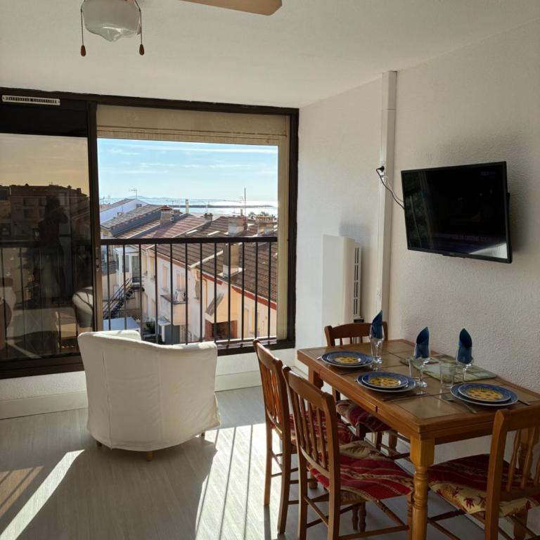 Studio cabine 18, vue mer, à 30m de la plage, avec linge de lit et ménage inclus - Apartment mit 1 Schlafzimmer - 6