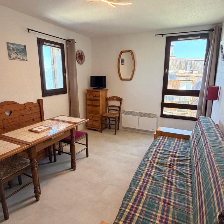 Studio cabine 4 pers., pied des pistes, vue vallée - Appartement 1 Chambre - 1