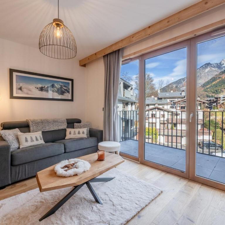 Appartement 2 chambres au centre de Chamonix avec parking - FR-1-343-271 - Appartement - 7