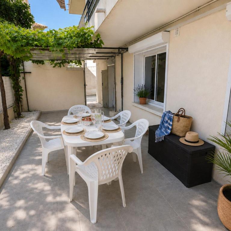 Sol-Y-Days RDC belle terrasse au calme proche centre - Apartment mit 1 Schlafzimmer und Terrasse - 1