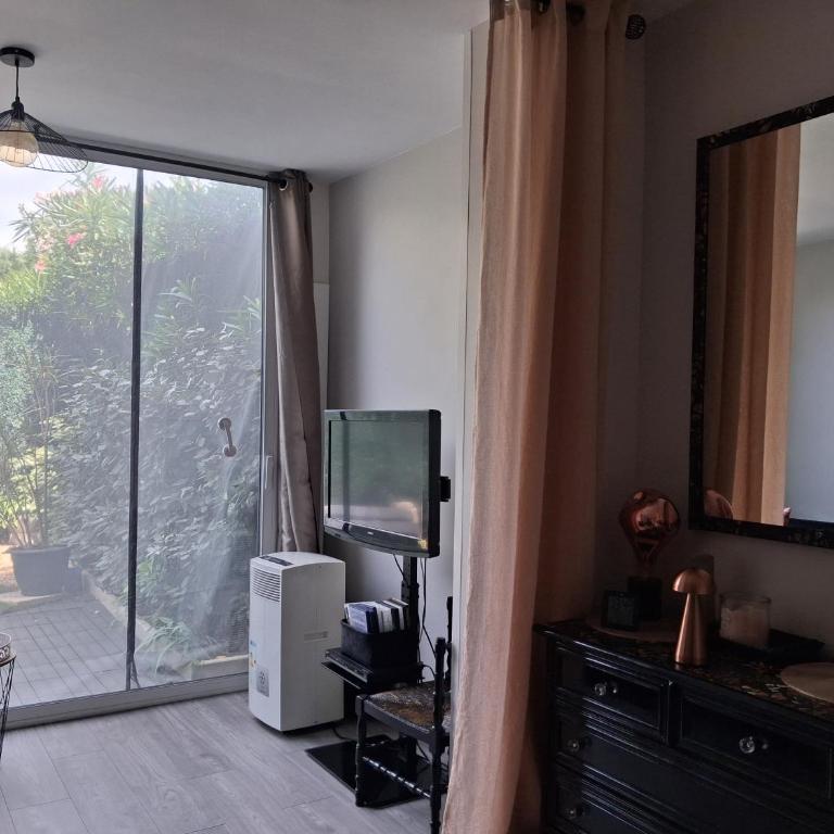 T2 Bord de mer avec jardin et piscine - One-Bedroom Apartment - 14