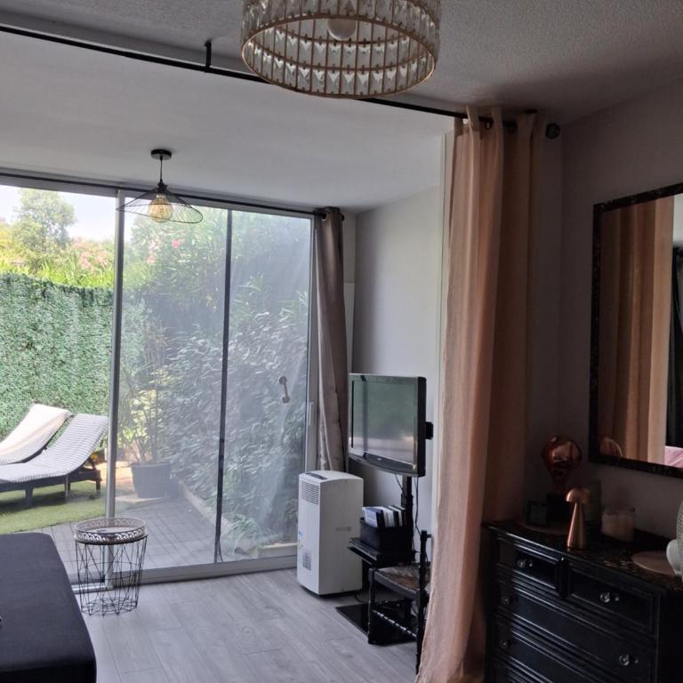 T2 Bord de mer avec jardin et piscine - One-Bedroom Apartment - 12