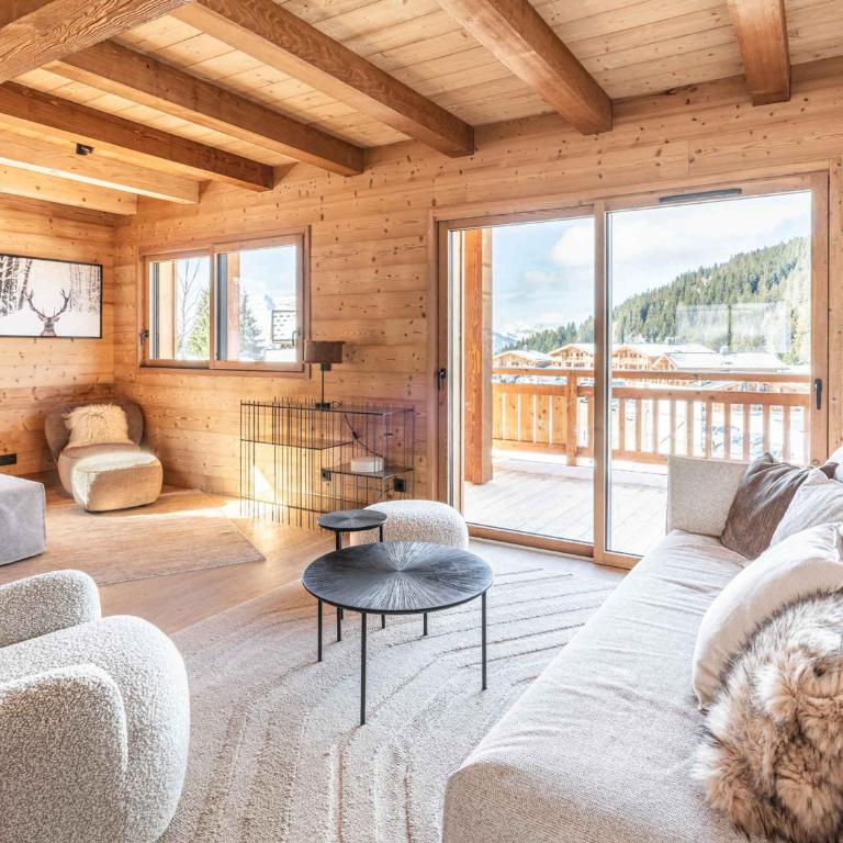 Demi-chalet haut de gamme 3 chambres à La Clusaz avec vues superbes - FR-1-459-243 - Chalet - 14
