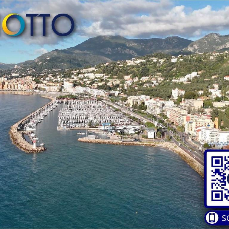 Studio rénové avec climatisation et wifi en dernier étage, vue mer à Menton - FR-1-196-383 - Studio - 18