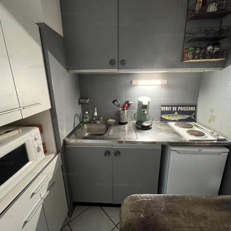 Appartement Rez-de-Chaussée avec Terrasse et Parking à Narbonne Plage - FR-1-619-150 - Apartment - 16