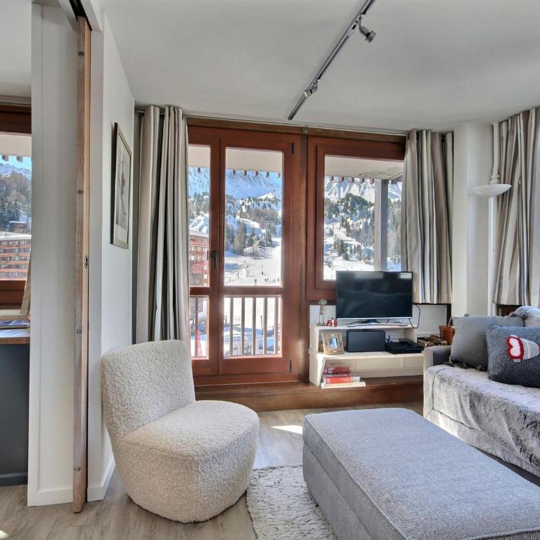 Appartement rénové 64m², 6 pers, balcon, accès Wi-Fi, pistes - Appartement 1 Chambre - 7