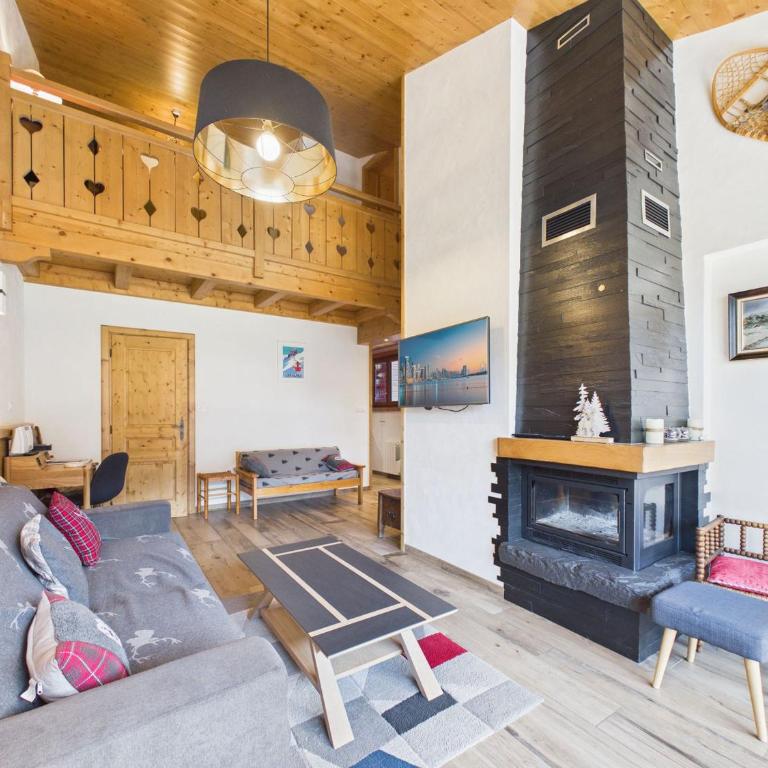 Les Gets - Appartement rénové 12 pers, 4 ch, parking, WIFI, proche piste - FR-1-623-7 - Appartement (12 Adultes) - 5