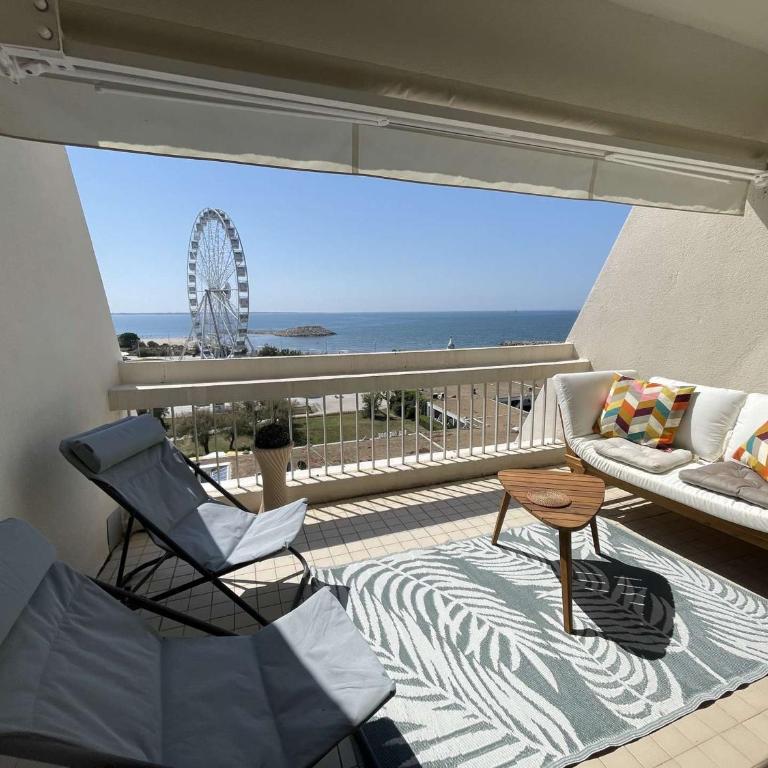 Appartement climatisé vue mer, parking - 4 pers. - FR-1-328-289 - Appartamento - 1