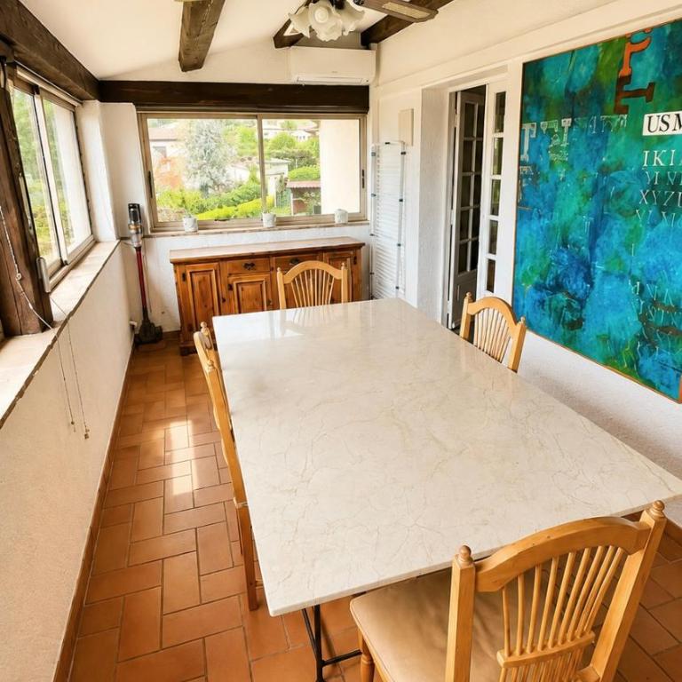 Les Jarres Bleues - Haut de Villa Jardin & Piscine privée - Villa avec Piscine Privée - 16