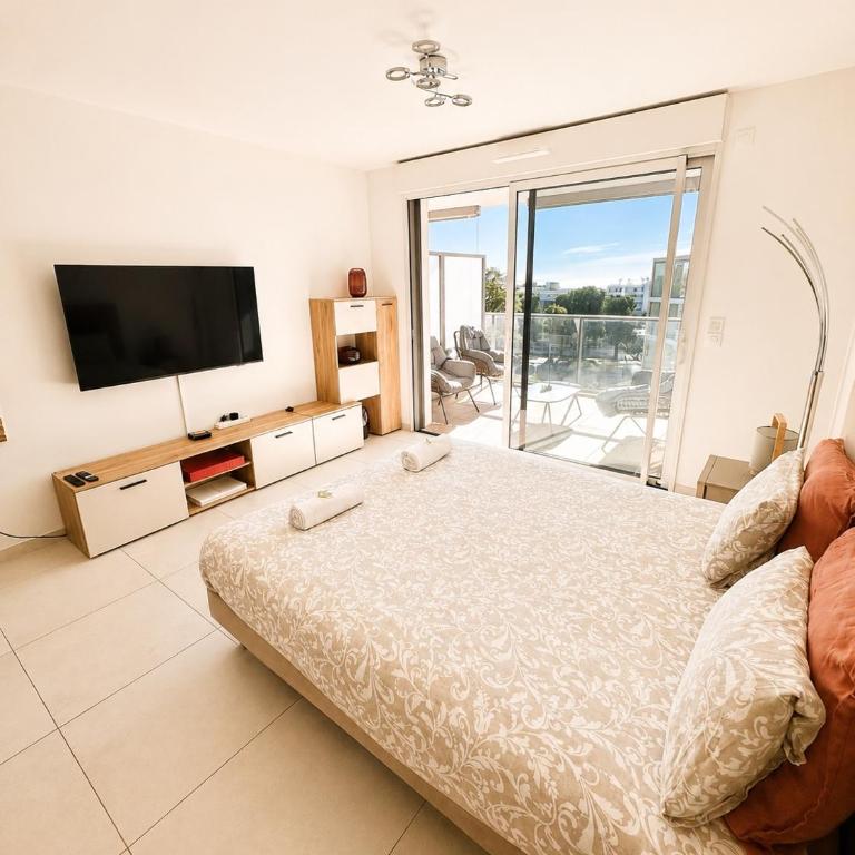 Studio en bord de mer avec piscine sur le toit - Appartement 1 Chambre - 3
