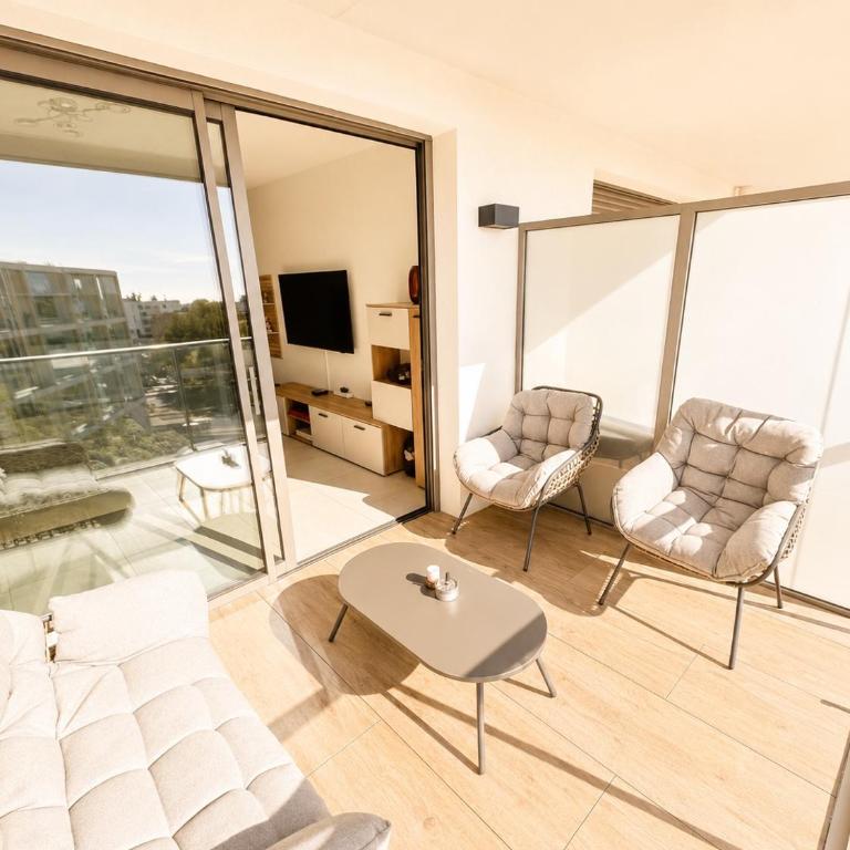 Studio en bord de mer avec piscine sur le toit - Appartement 1 Chambre - 9