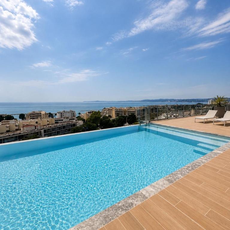 Studio en bord de mer avec piscine sur le toit - Appartement 1 Chambre - 6
