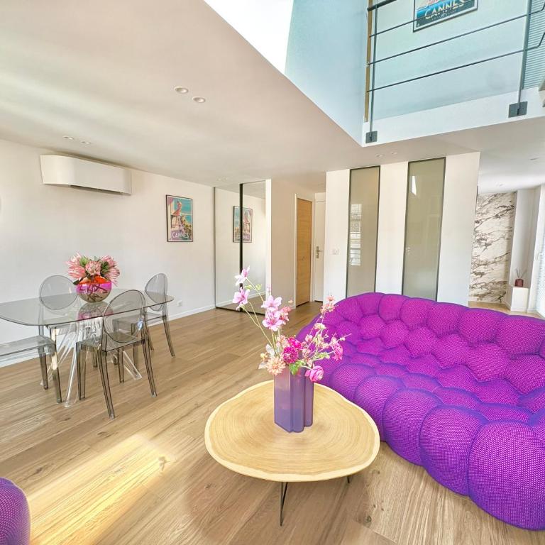 Duplex en plein cœur de Cannes, 5 min walk to Croisette and Palais - Apartamento de 2 dormitorios - 15