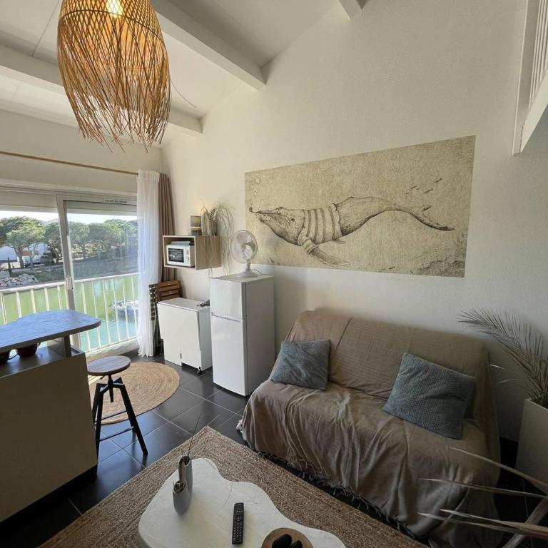 Studio mezzanine 4 couchages, animaux admis, parking sécurisé, proche commerces - FR-1-106-85 - Apartment - 26
