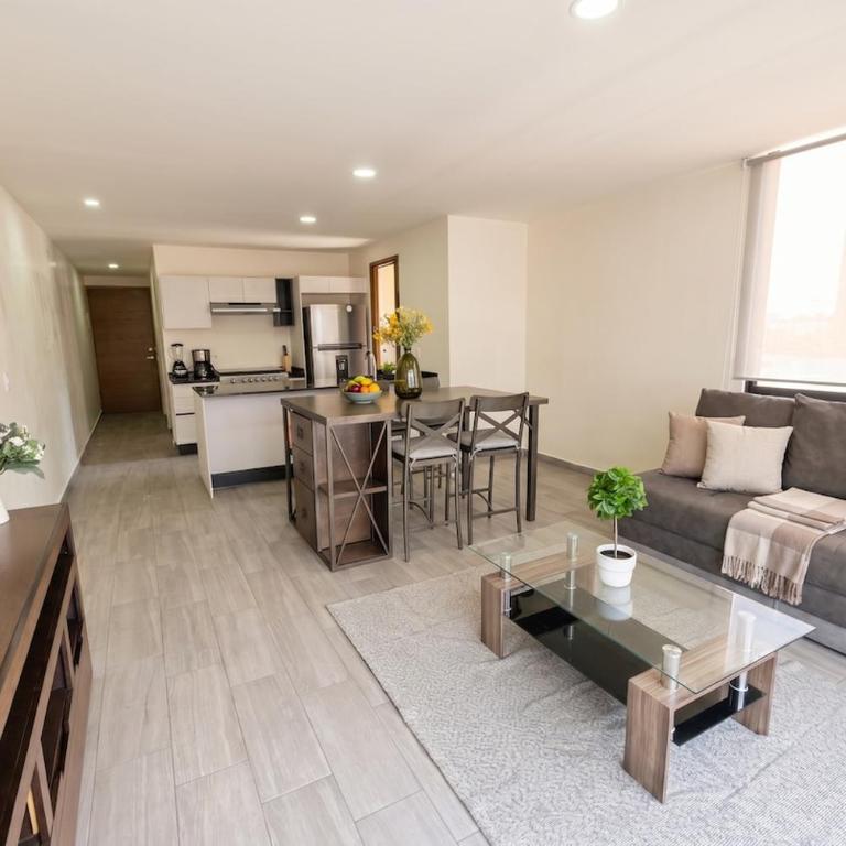 1 Recamara, Sala Comedor, con Gym y Seguridad - Two-Bedroom Apartment - 16