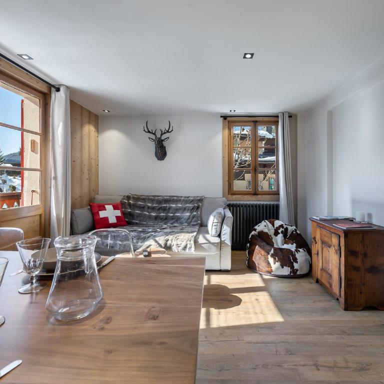Charmant appartement, 2 ch, centre Megève, parking, wifi - FR-1-453-176 - Appartement (6 Adultes) - 10