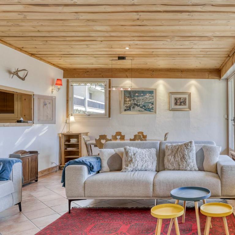 Appartement 2 chambres avec balcon, parking, piscine et Wi-Fi près du centre de Megève - FR-1-453-175 - Appartement (8 Adultes) - 12