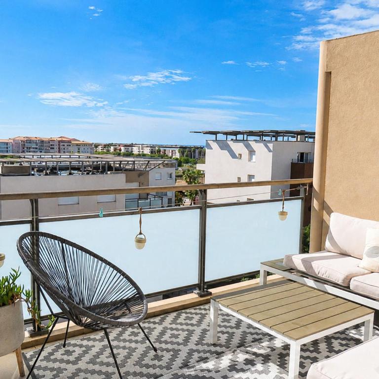 T3 Élegant Dernier Étage, 4****, Climatisation, 4 Pers. - FR-1-472-212 - Apartamento - 1