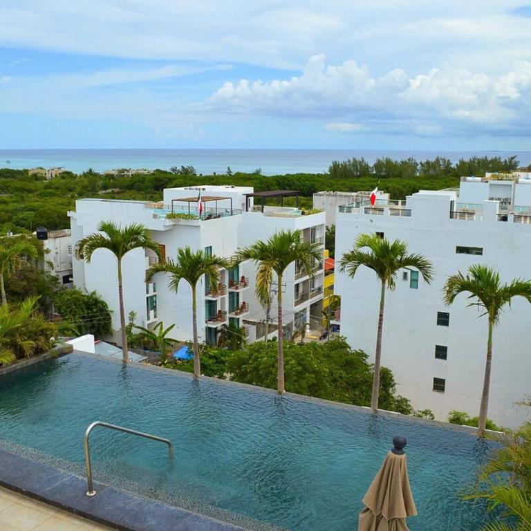 Oceanview Roof Pool, Balcony, Steps To Beach Clubs - Apartamento de 1 Dormitorio con balcón y vistas a la ciudad - 17