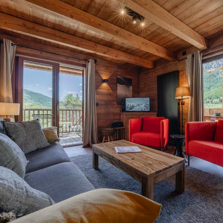 Serrechevalierholidays Terrasse&Vue 700m pistes, comme un chalet, 8 personnes - Appartement 3 Chambres - 1