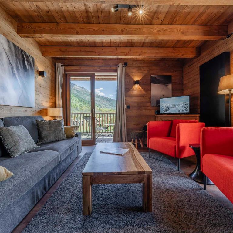 Serrechevalierholidays Terrasse&Vue 700m pistes, comme un chalet, 8 personnes - Appartement 3 Chambres - 6