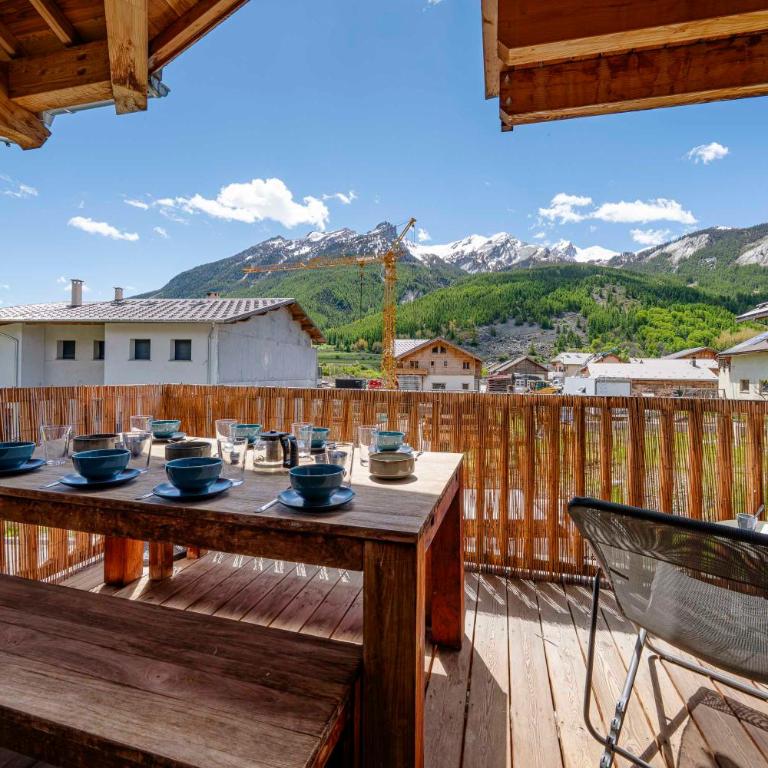 Serrechevalierholidays Terrasse&Vue 700m pistes, comme un chalet, 8 personnes - Appartement 3 Chambres - 11