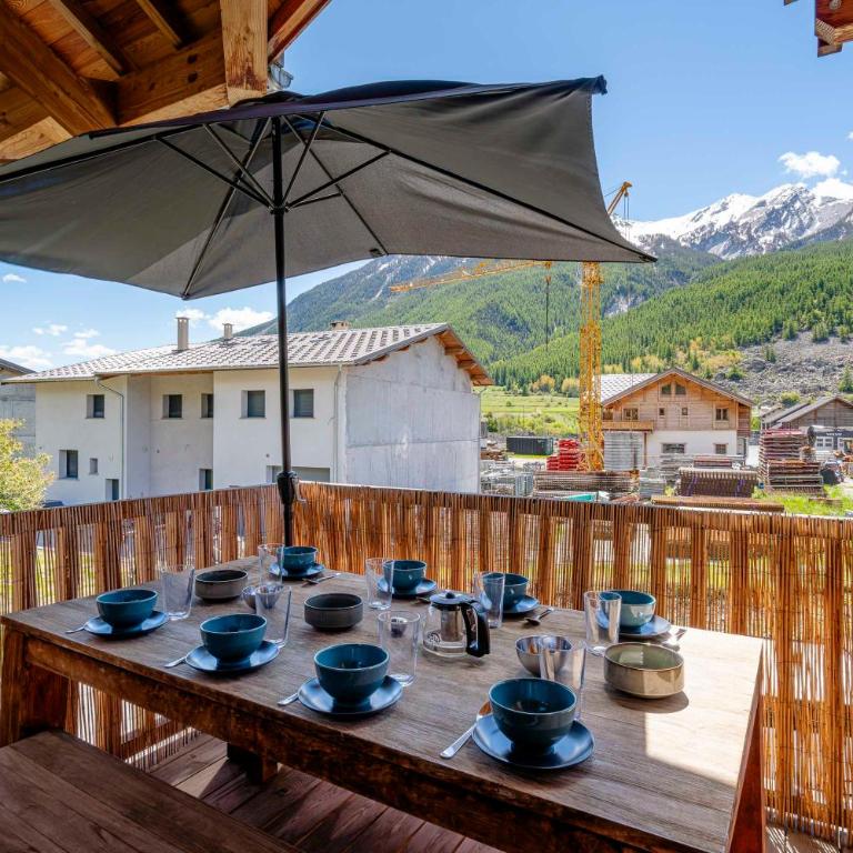 Serrechevalierholidays Terrasse&Vue 700m pistes, comme un chalet, 8 personnes - Appartement 3 Chambres - 12