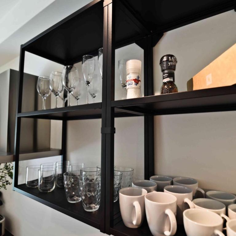 r204 by flataid rooms and apartments near LKH Graz 24-7 check In - Deluxe One-Bedroom Apartment with Garden View - 12