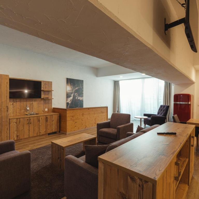 Zermatt Budget Rooms at Alpen Resort, Spa & Dining - Großes Zimmer mit Kochnische - ohne Aussicht - 7