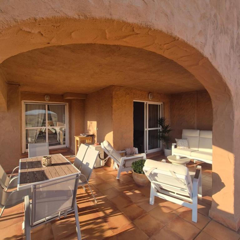Mojácar Panoramic Terrace Apartment with Pool - Appartement 3 Chambres - 5