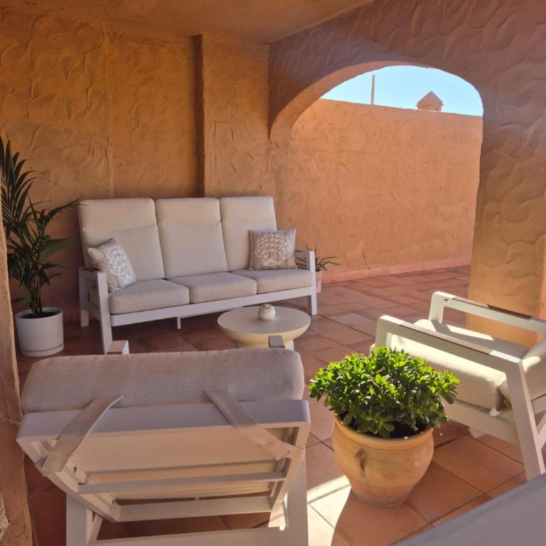 Mojácar Panoramic Terrace Apartment with Pool - Appartement 3 Chambres - 7