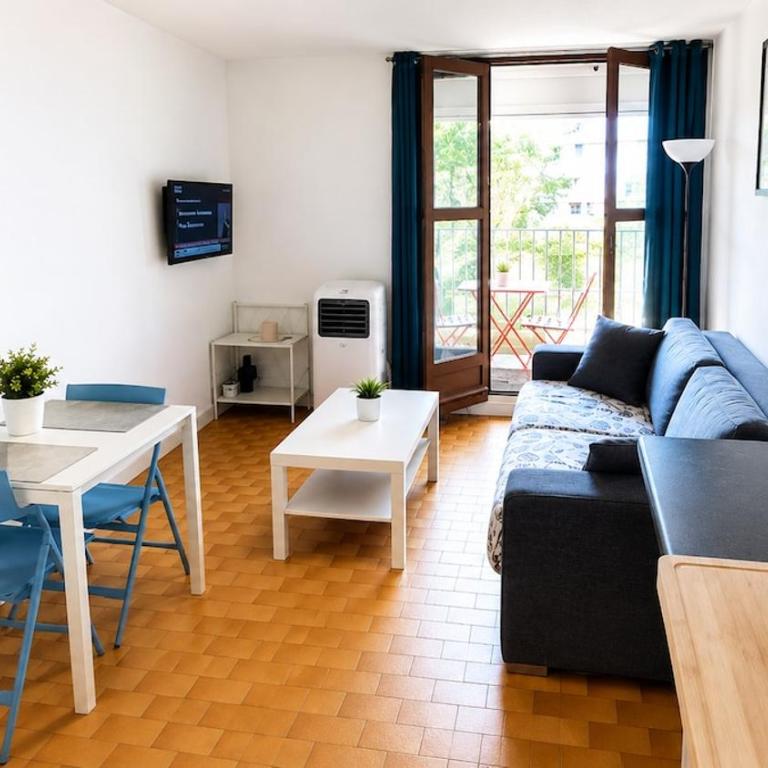 Apt 2pers, clim, wifi, parkg, plage à 10mn à pied - Apartment mit 1 Schlafzimmer - 5