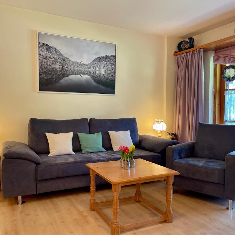 Haus Sonnenwinkel 2-Raum-Wohnung Schaffner - Apartment mit Terrasse - 7