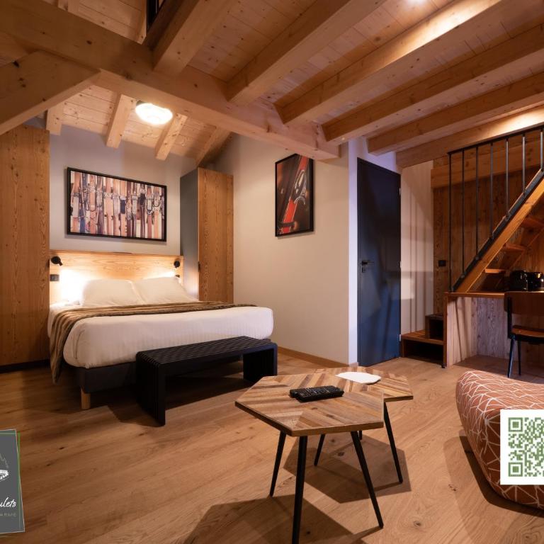 La Grange des Eulets - Chambre Triple – Vue sur Montagne - 57
