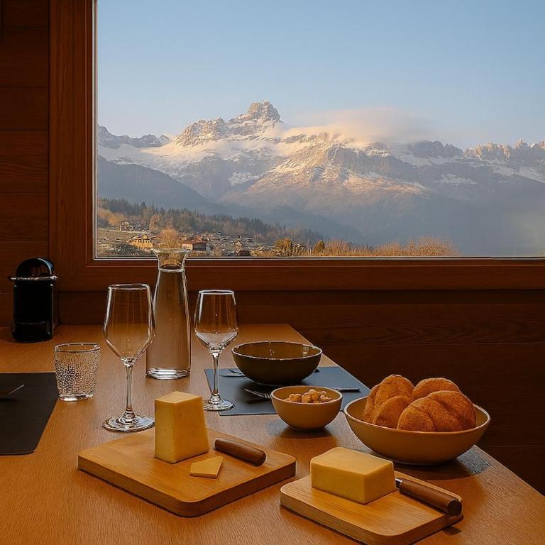 Chalet de Capucine avec jacuzzi et magnifique vue - Chalet 1 Chambre - 9