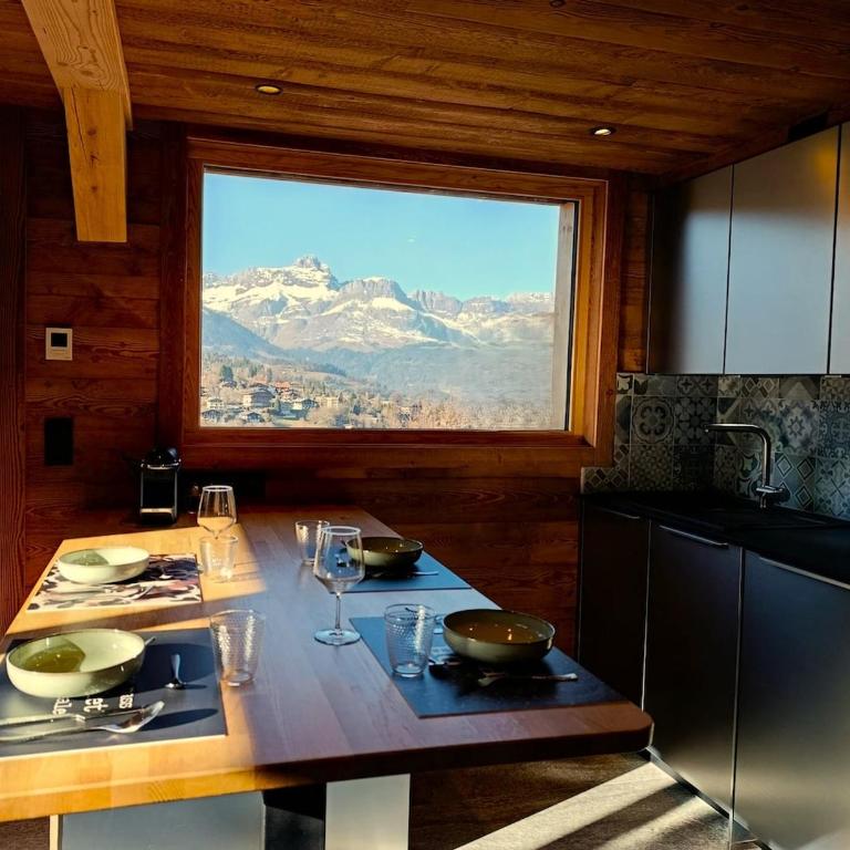 Chalet de Capucine avec jacuzzi et magnifique vue - Chalet 1 Chambre - 13