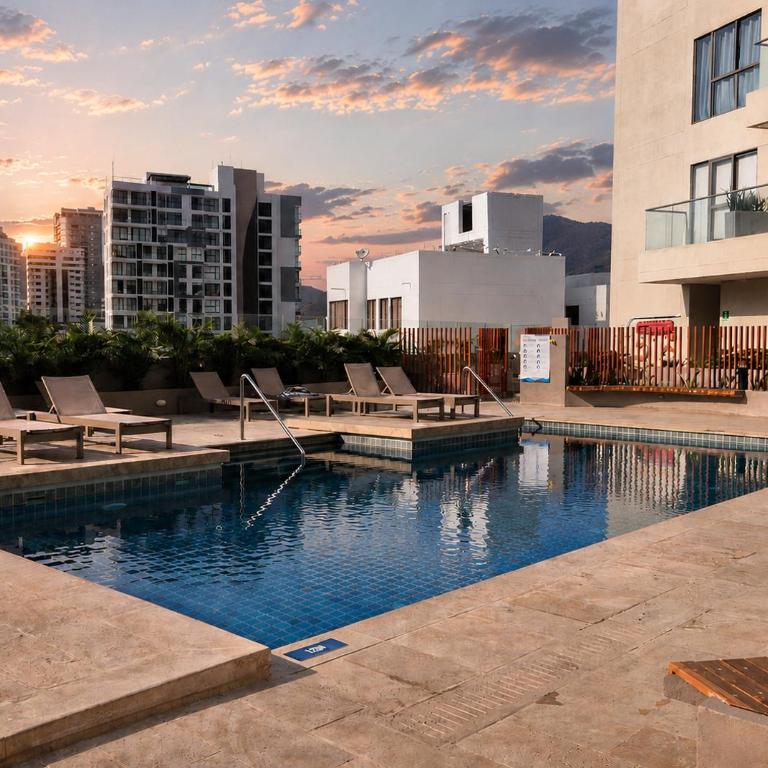 Apartment with luxury Ocean View, Pool and WiFi - Apartamento de 1 dormitorio - 42