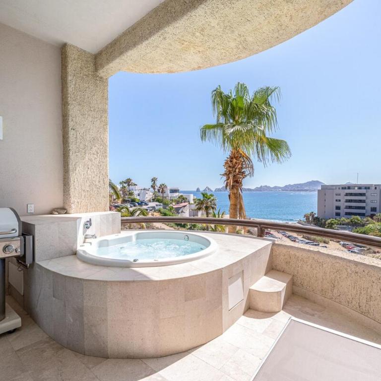 The Salty Marlin Ocean & Arch View Condo in Cabo - Apartamento de 2 dormitorios con balcón y vistas al mar - 26