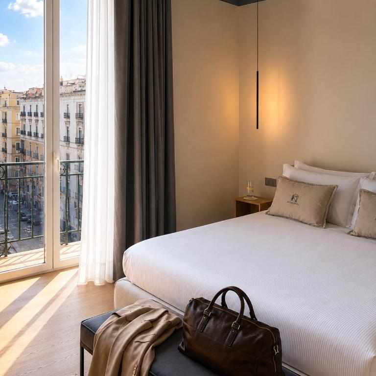 Altanapoli Rooms & Suites - Camera Matrimoniale Deluxe con Balcone - 1