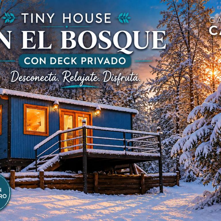 Tiny House en el Bosque con Deck Privado - Chalet de 1 dormitorio - 1