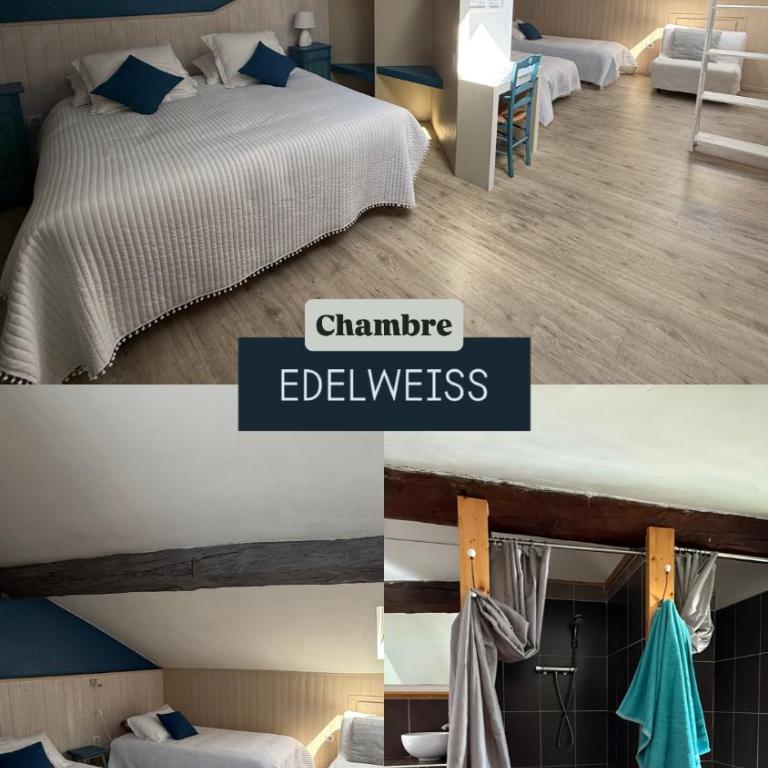 Le Presbytère du Val - Chambre Familiale avec Salle de Bains Privative - 8