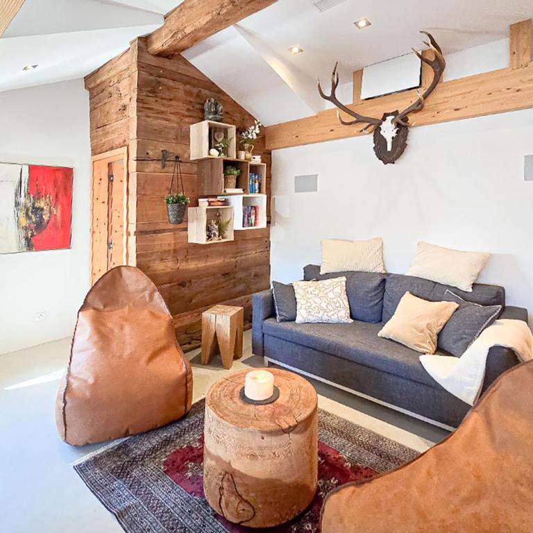 Historisches Alpen-Chalet mit Badewanne im Saastal - Apartment mit 1 Schlafzimmer - 5