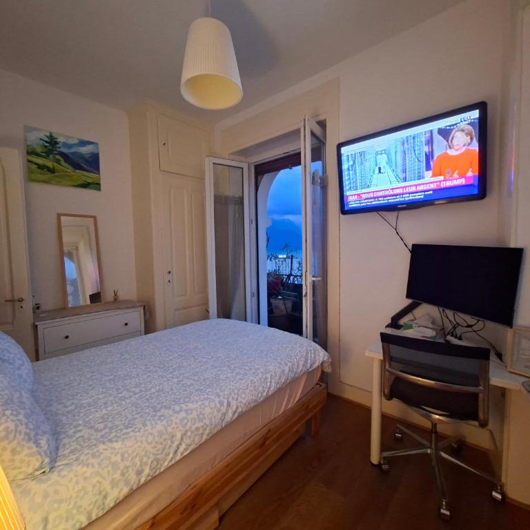 Room with splendid lake view in Montreux city center - Apartment mit 1 Schlafzimmer - 4
