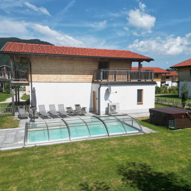 Chalet Kuhglockerl mit Pool, Whirlpool & Sauna für 8 - Chalet mit 3 Schlafzimmern - 58